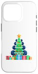 Coque pour iPhone 16 Pro Christmas Tree Haltère Poids Haltérophile Gymnase