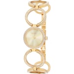 Liu Jo Fashion Rings gold women's time-only watch TLJ2324 steel hoop bracelet