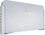 Q-View Latest Sky Q Booster Wall Mount Bracket (White) - Made in the UK - by Q-