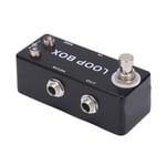 Metal Guitar Loop Effect Mini Pedal with True Bypass Channel Selection FIG UK