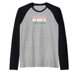 Pray for Me Tee - Married to an Indian Raglan Baseball Tee