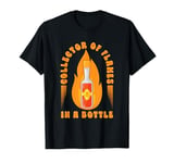 Flames Bottle Spicy Food Hot Chili Sauce Red Pepper Jalapeno T-Shirt