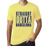 Homme Tee-Shirt Tout Droit Sorti De Barcelone - Straight Outta Barcelona - T-Shirt Graphique Éco-Responsable Vintage Cadeau Nouveauté