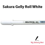 Sakura Gelly Roll White Gel Pen Medium - Xpgb-m 1 / 3 / 6 Pack