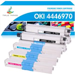 5x Toner for OKI C511 dn C531 dn C310 dn C510 dn C530 dn MC351 MC562 dn MC562 w