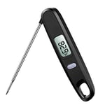 CGZZ Digital Instant- read Cooking Thermometer with 4.8 Inch 304 Food Grade Stainless Steel Probe for BBQ, Milk