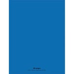 - Cahier éco piqué couverture polypro 48 pages 24 x 32 cm 90g grands carreaux bleu