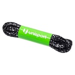 Unisport Skolisser Speckled 110x0,5cm 1-pack - Sort/hvit, størrelse Black & White