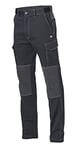 ristohouse Siggi Pantalon de Travail Montréal, Tissu Extensible et Ceinture réglable (Gris, XL)