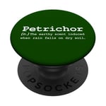 Petrichor Word Funny Poetic Nature Forest Rain Soil Love Fan PopSockets Adhesive PopGrip