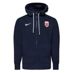 Nike Norge Fz Hettegenser - Navy/hvit Barn Hettegensere unisex