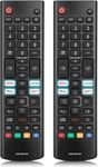 (Pack of 2) Universal Remote Control for All LG UHD OLED EVO QHD QNED NanoCell 