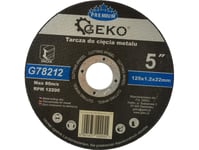 Geko Kapskiva För Metall Premium 125X1,2 Inox (G78212)