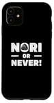 Coque pour iPhone 11 Nori Or Never Funny Japanese Food Aover Musubi Fans d'Onigiri