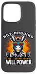 Coque pour iPhone 15 Pro Max Ne pas argumenter juste tester votre volonté Power Têtu Donkey Pun