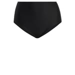 adidas Women's High-Waist Bikini Bottoms (Plus Size), Black, XL Plus