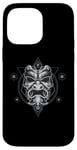 iPhone 14 Pro Max Oni Mask Japanese Devil Yokai Demon Sacred Geometry Graphic Case