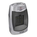 AMOS PTC Ceramic Fan Heater 750W 1500W 2 Setting Instant Heat Home Office Mini Compact Portable Desk Radiator