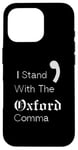 iPhone 16 Pro Oxford Comma Funny English Grammar Case