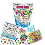 RAINBOW LOOM Bandai Collectibles Jewellery Crafts Packets Bracelet Maker Kit for Boys and Girls | Make Accessories with Loom Band Charms, Rubber, Loomi-Pals Zoo