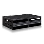 ICY DOCK flexiDOCK MB024SP-B, 4 Bay 2.5” SATA/SAS HDD/SSD Cage for External 5.25