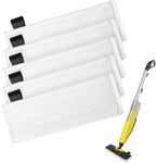 Yewrrite 5 Pack Karcher Steam Cleaner Pads, Karcher Steam Cleaner Accessories