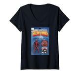 Marvel Deadpool Secret Secret Wars Action Figure Cover Art T-Shirt avec Col en V