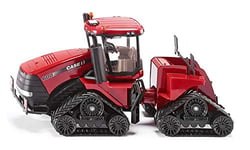 siku 3275, Case IH Quadtrac 600 Tracteur Articulé sur chenilles, 1:32, Métal/Plastique, Rouge, Articulation Fonctionnelle et Attelage Arrière SIKU