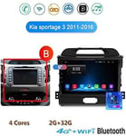 QXHELI Car Radio Stereo Android 8.1 pour Kia Sportage 3 4 2011-2016 Voiture Vidéo 2 DIN GPS De Navigation par Satellite 9 « Écran Tactile WiFi TPMS OBD AUX BT Dab