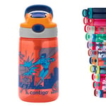 Contigo Gizmo Flip Gourde pour enfants Autospout avec paille, sans BPA, anti-fuite, idéale pour la crèche, l'école et le sport, 420 ml