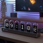 Vastarry Nixie Tube Clock Glow IPS Colour Screen Digital Clock... 