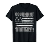 Correctional Officer Count Time! Prison Jail Guard USA Flag T-Shirt