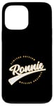 Coque pour iPhone 13 Pro Max Funny Personalized First Name Design for Ronnie