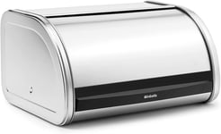 Brabantia 348907 Roll Top Bread Bin, Medium - Matt Steel