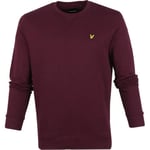 Sweat-shirt Lyle And Scott  Lyle   Scott Pull Bordeaux