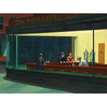 Fine Art Prints Edward Hopper Nighthawks Iconic Painting Grande Affiche Murale Imprimée Papier Épais 18X24 LFPDG3640