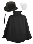 Childs Magician Magic Man Illusionist Performer  Fancy Dress Accessory Kit