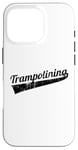 Coque pour iPhone 16 Pro Trampoline Trampoliniste