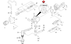 KARCHER. RACCORD ARRIVE D'EAU REP 22. Ref: 90018850