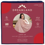 Dreamland Cosy Up Intelliheat Pink Warming Throw - Large