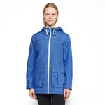 Peter Storm WoMens Waterproof Weekend Jacket with Grown on Adjustable Hood, Raincoat - Blue - Size 10 UK