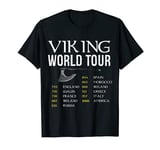 Viking World Tour Valhalla Nordic Mythology Norse History T-Shirt