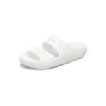 Crocs Unisex Classic Sandal v2, White, 6 UK