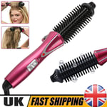 Foldable Hot Air Brush Electric Hair Dryer Curler Styler Comb Volumizer Dressing