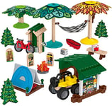 Fisher-Price Wonder Makers Coffret de Construction Le Camping, Jouet pour Enfant dès 3 Ans, GFJ10, Multicolore