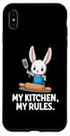 Coque pour iPhone XS Max Rabbit Chef My Kitchen My Rules Cooking Lovers