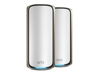 Netgear Orbi 970 Series Rbe972s - Wifi-System - (Router, Utökning) - Upp Till 5400 Kvadratfot - Mesh 10Gbe, 2.5Gbe, Wi-Fi 7 - Wi-Fi 7 - Quad-Band