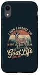 iPhone XR Goat Owner Funny Goat Life Chose Me Vintage Goat Case