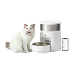 PETKIT Planetary Distributeur Automatique de Nourriture Automatique pour Chiens et Chats 5 à 200 g par Repas et enregistreur Vocal 20s-3L