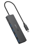 Anker USB-C Data Hub (4-in-1 5Gbps) - Black USB hub - USB 3.1 - 4 ports - Sort